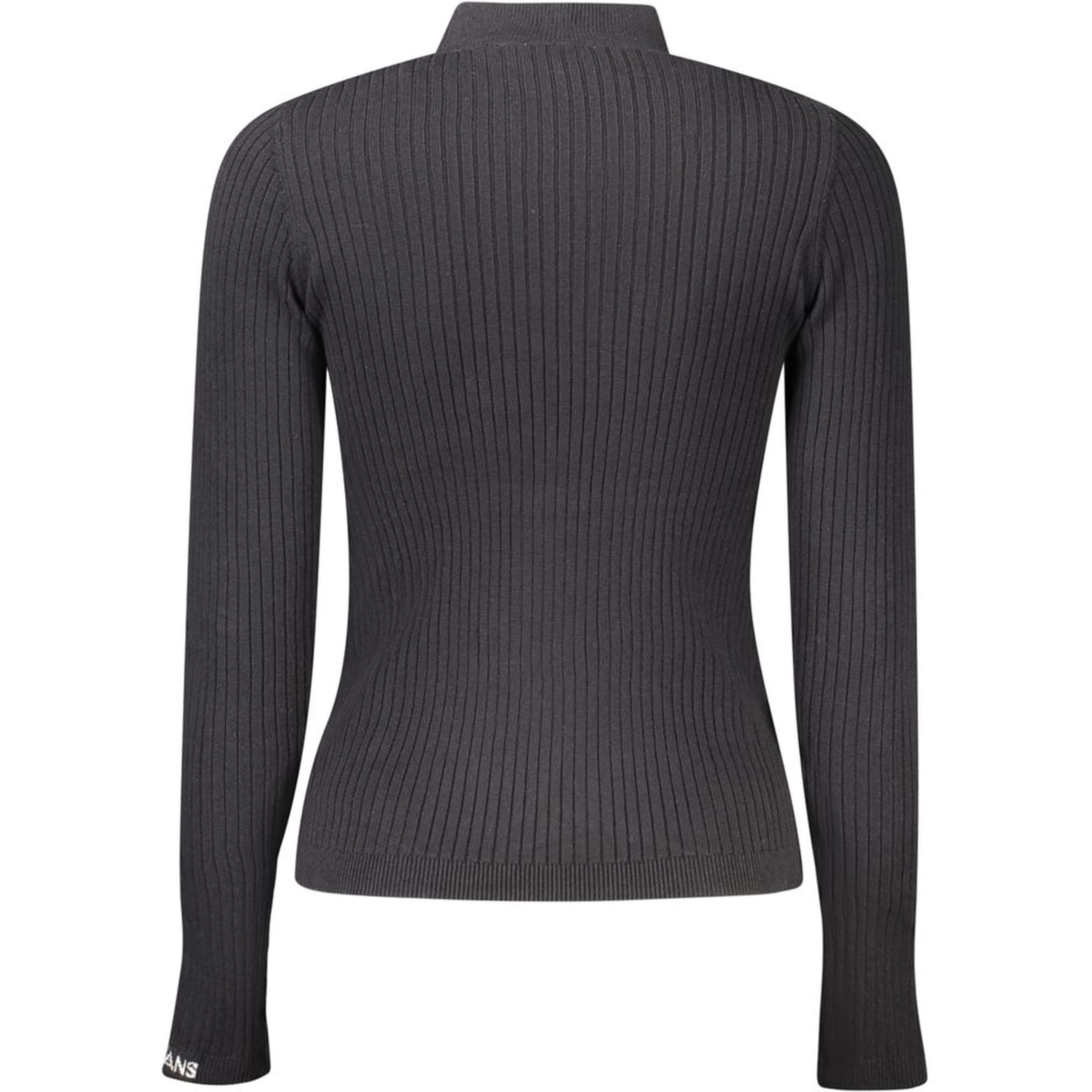 Black Cotton Women Sweater