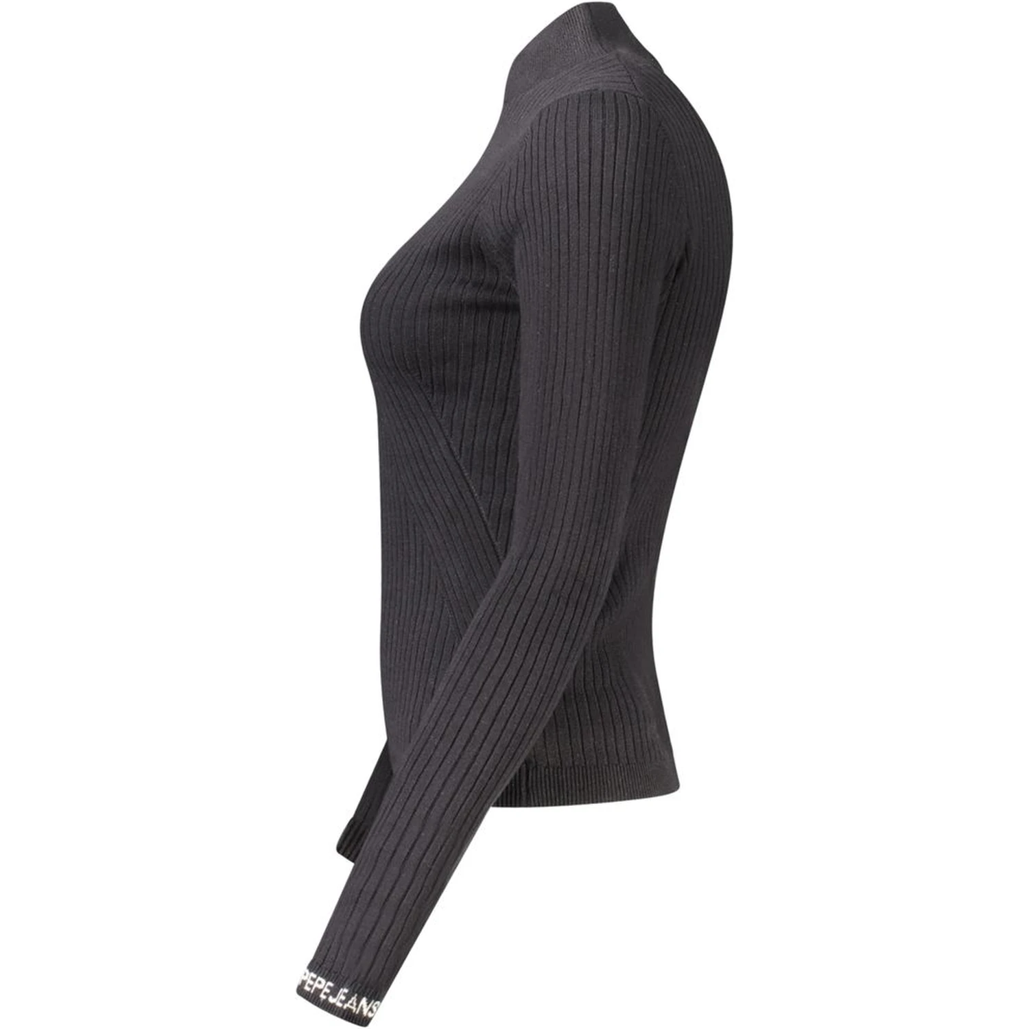 Black Cotton Women Sweater