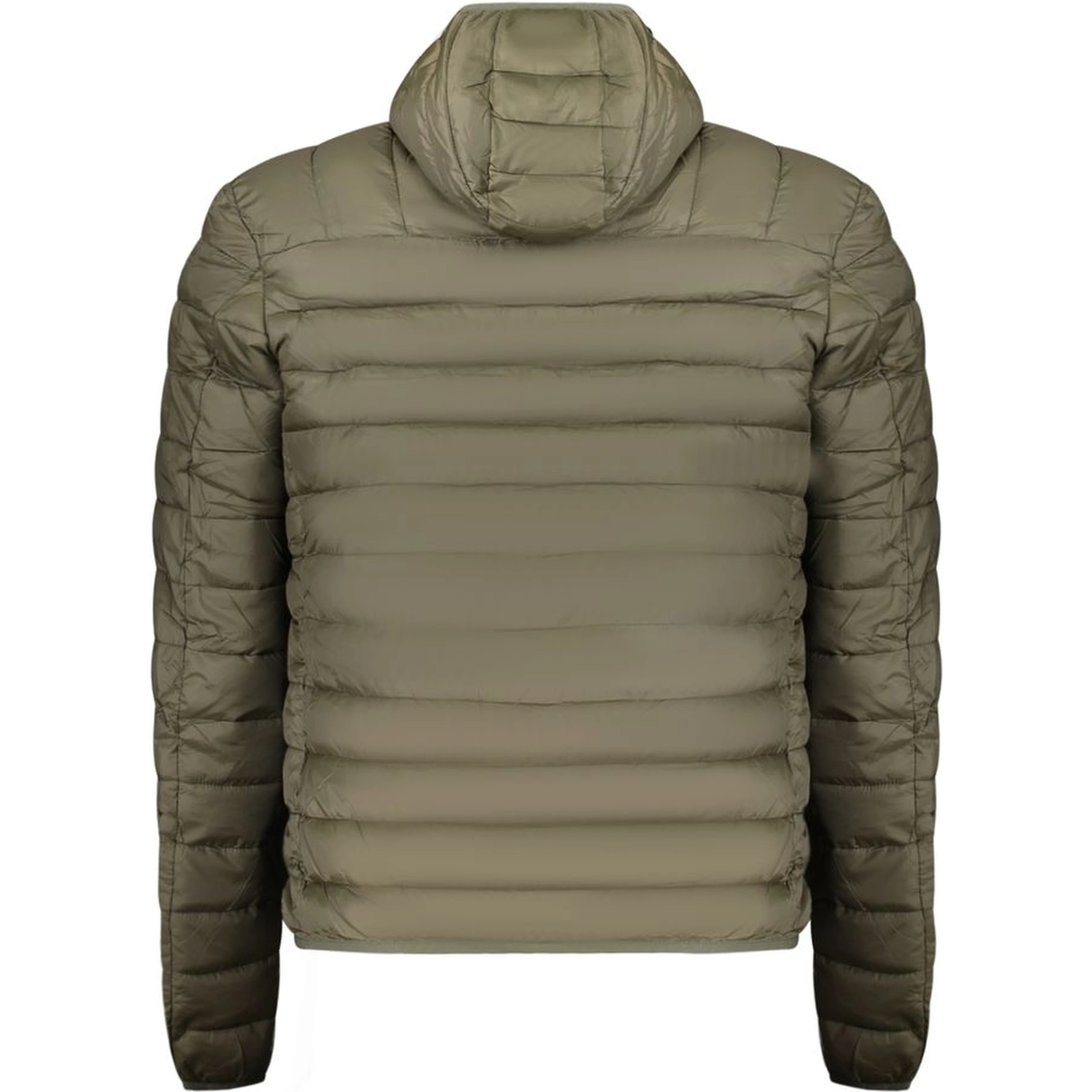 Green Polyester Men Jacket