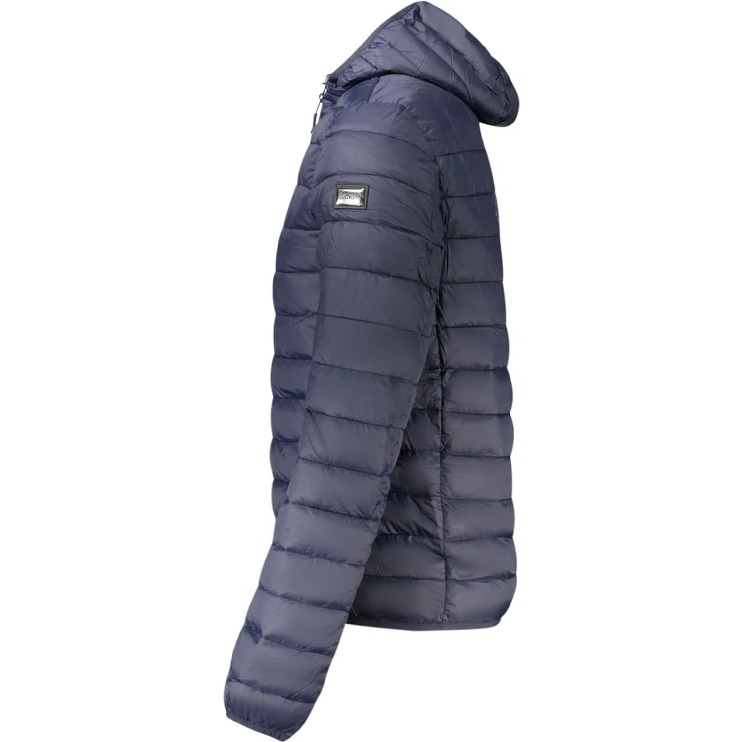 Blue Polyester Men Jacket