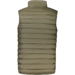 Green Polyester Men Jacket