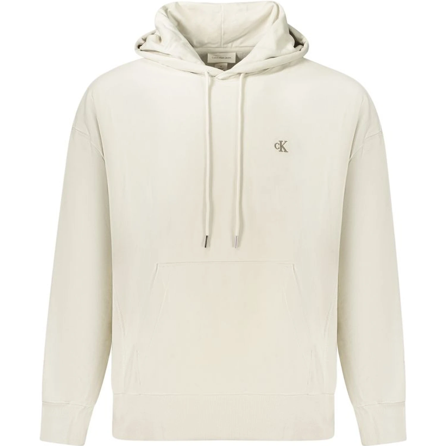 Beige Cotton Men Sweater