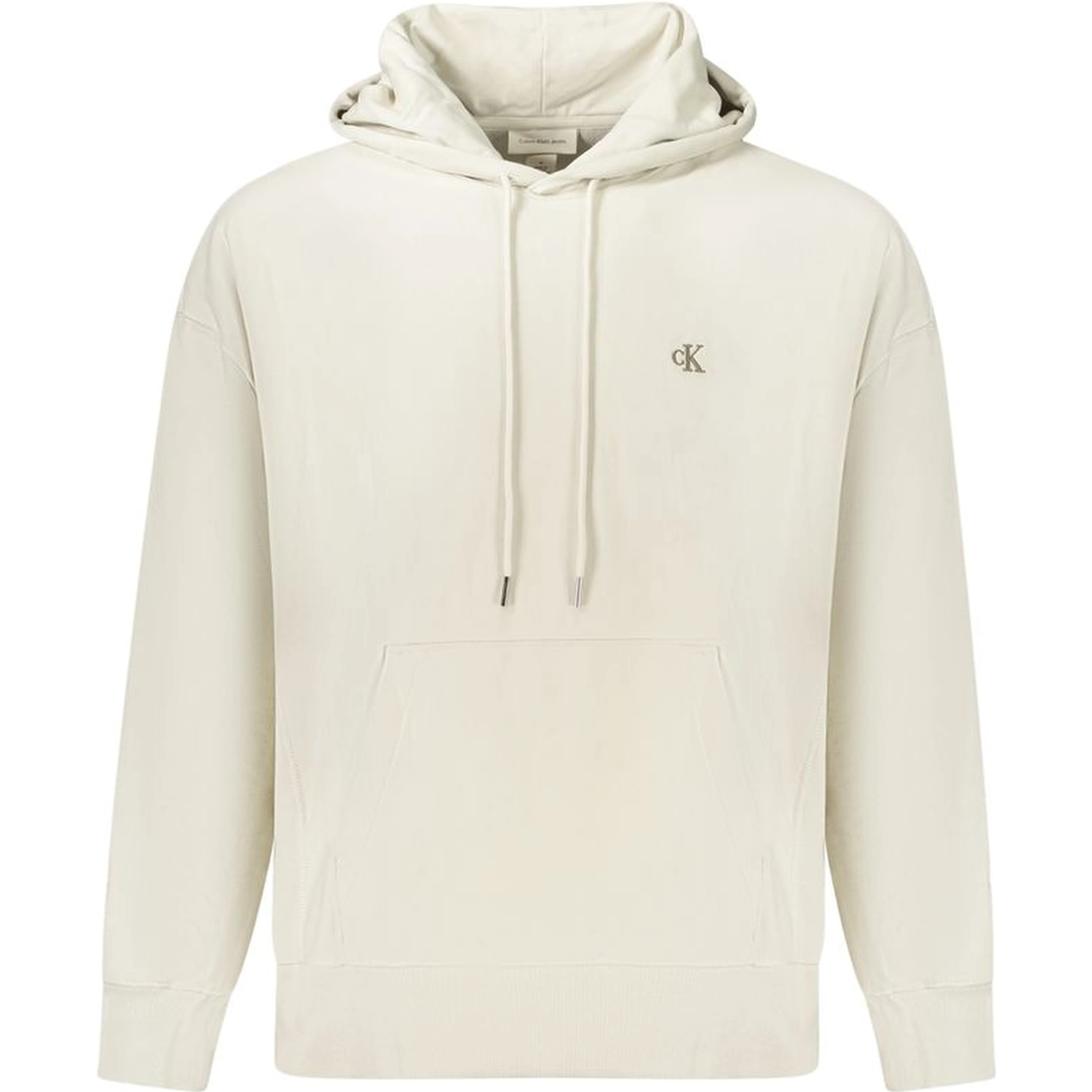 Beige Cotton Men Sweater