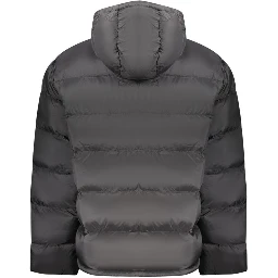 Black Polyamide Men's Jacket