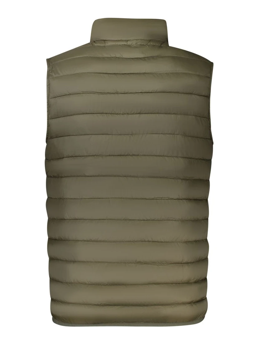 Green Polyester Men Jacket