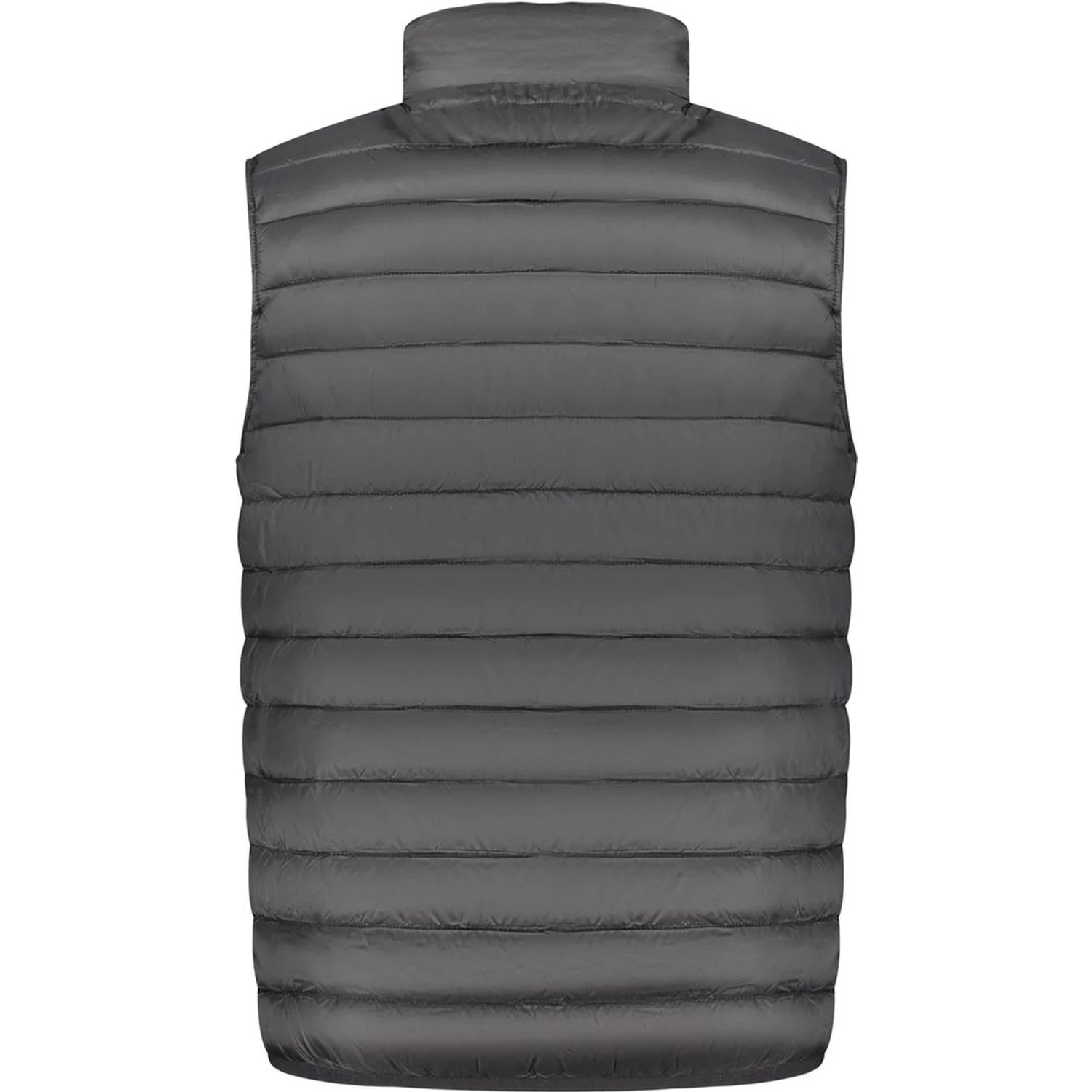 Black Polyester Men Jacket