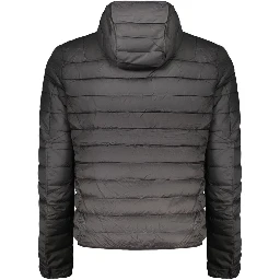Black Polyester Men's Jacket