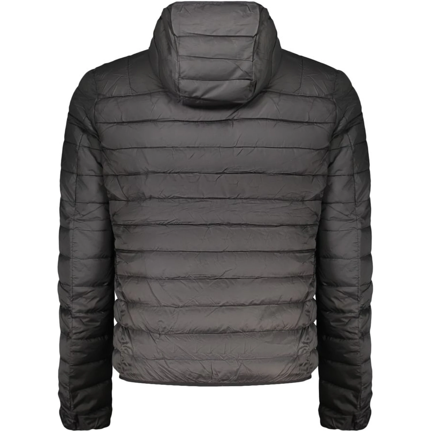 Black Polyester Men's Jacket