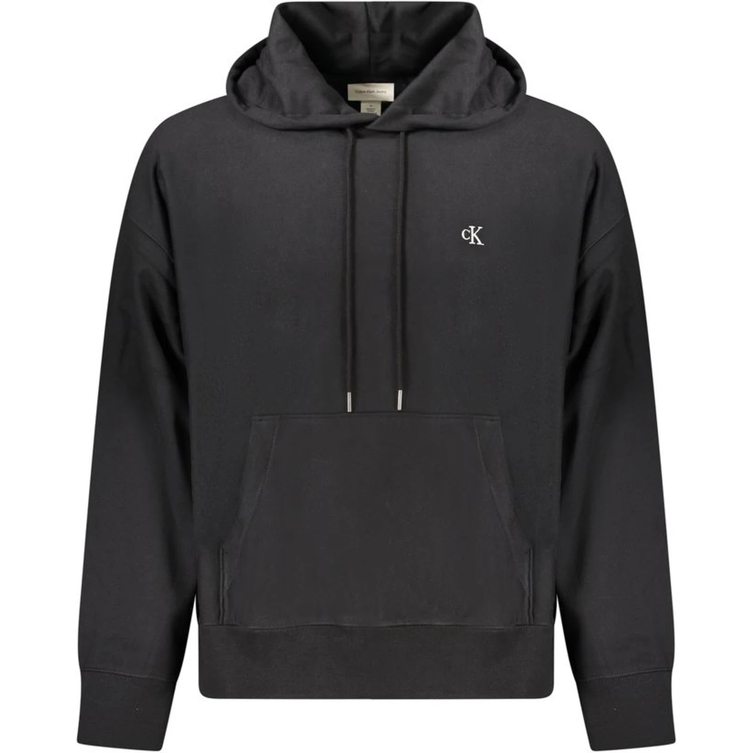 Black Cotton Men Sweater