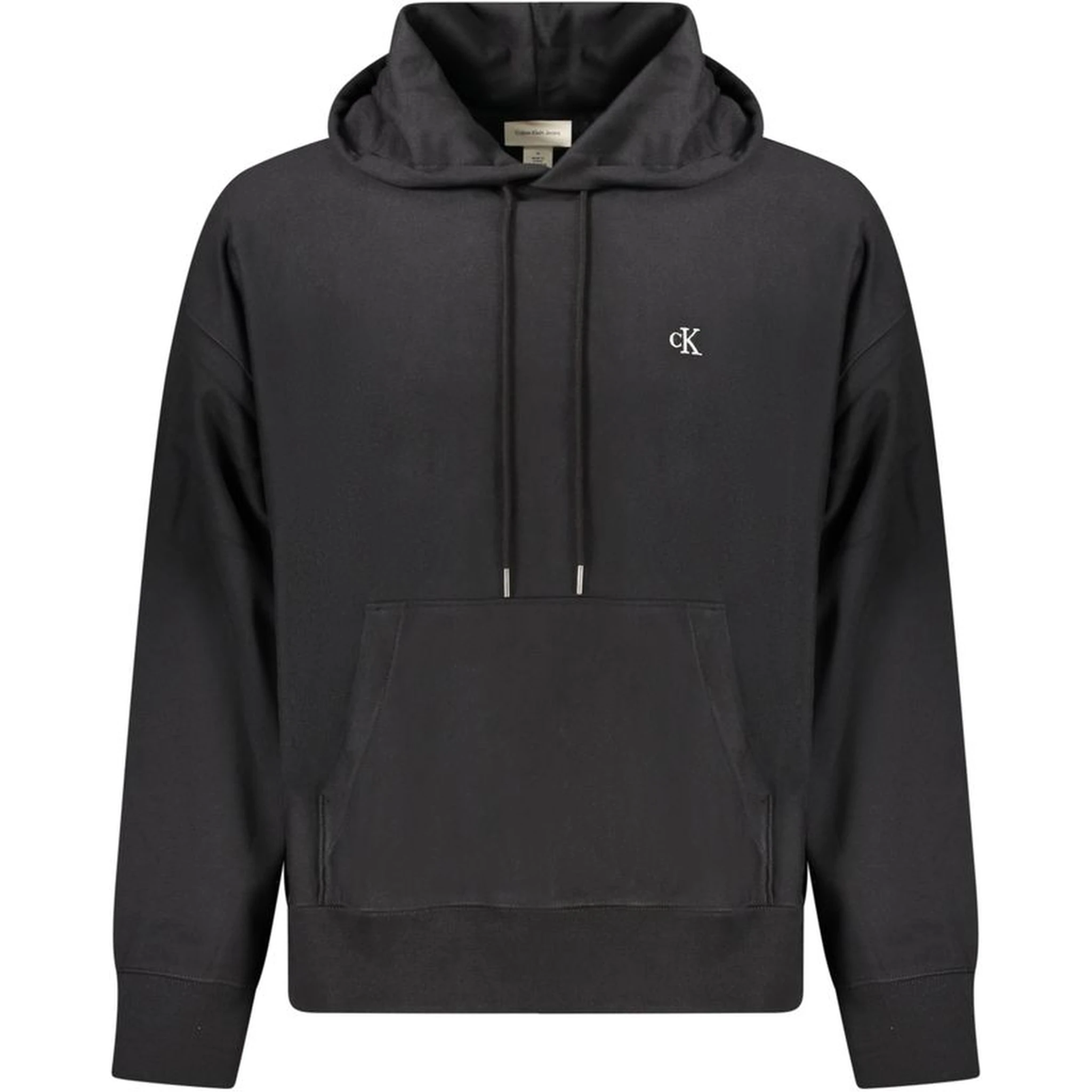 Black Cotton Men Sweater