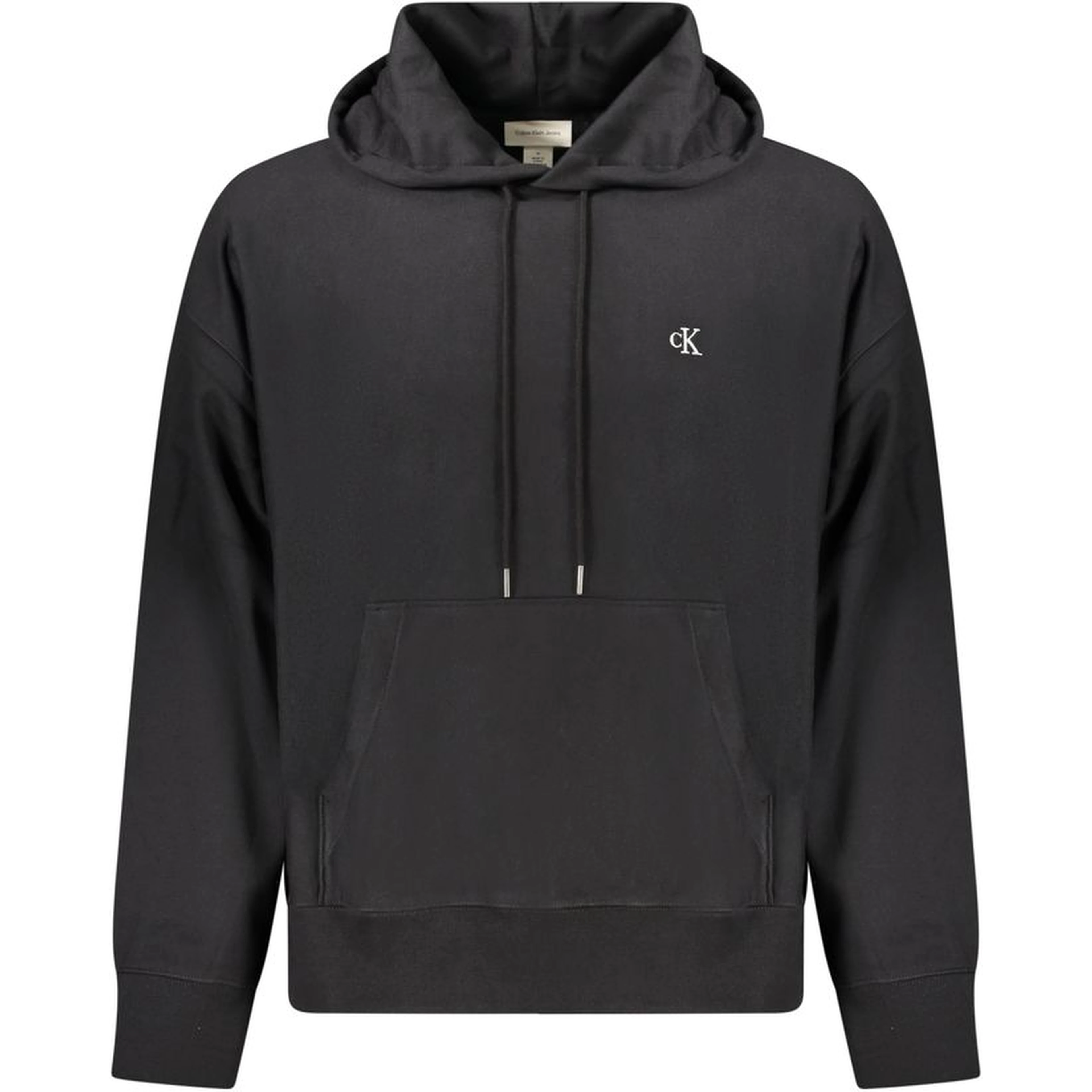 Black Cotton Men Sweater