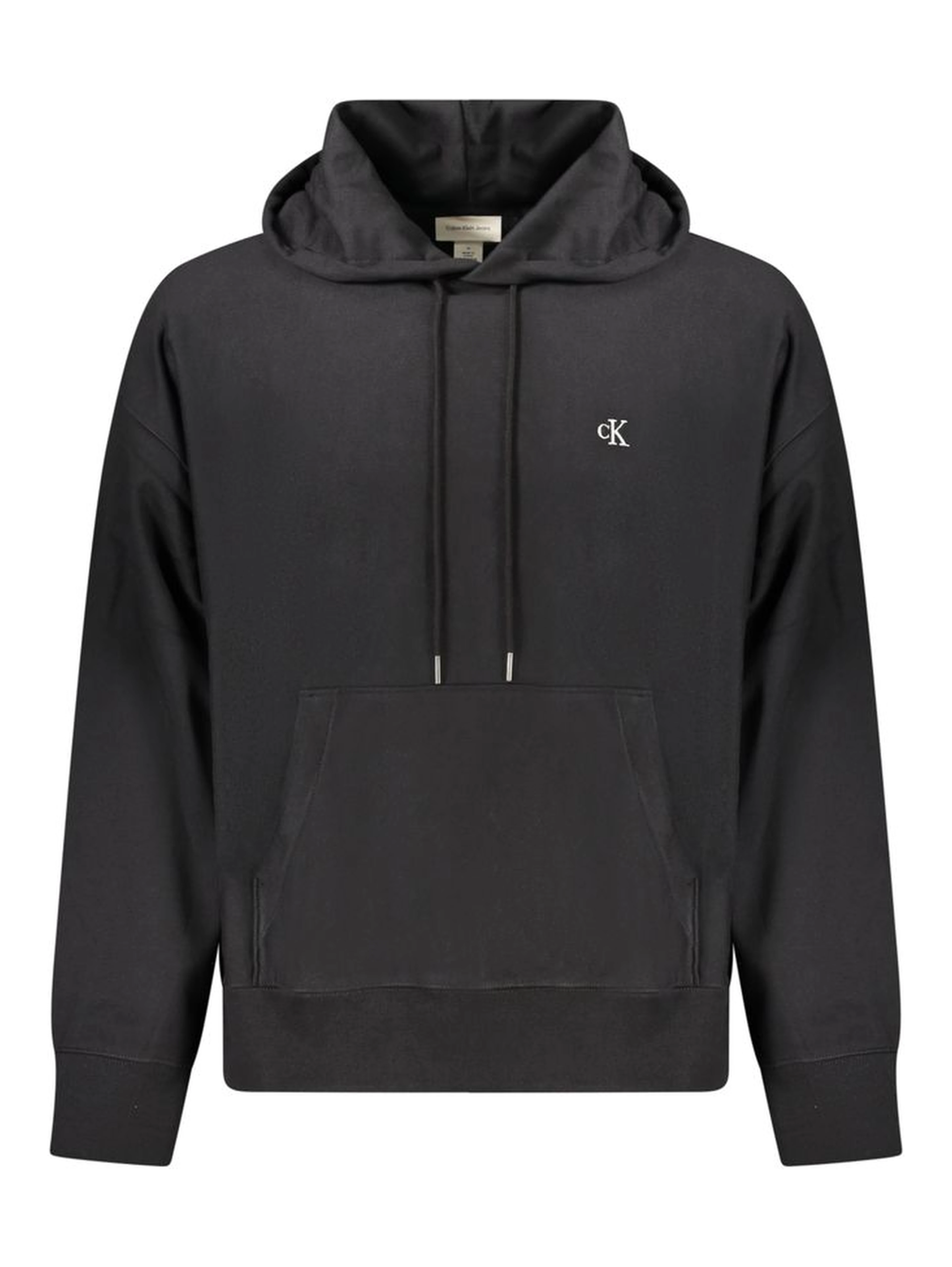 Black Cotton Men Sweater