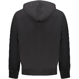 Black Cotton Men Sweater
