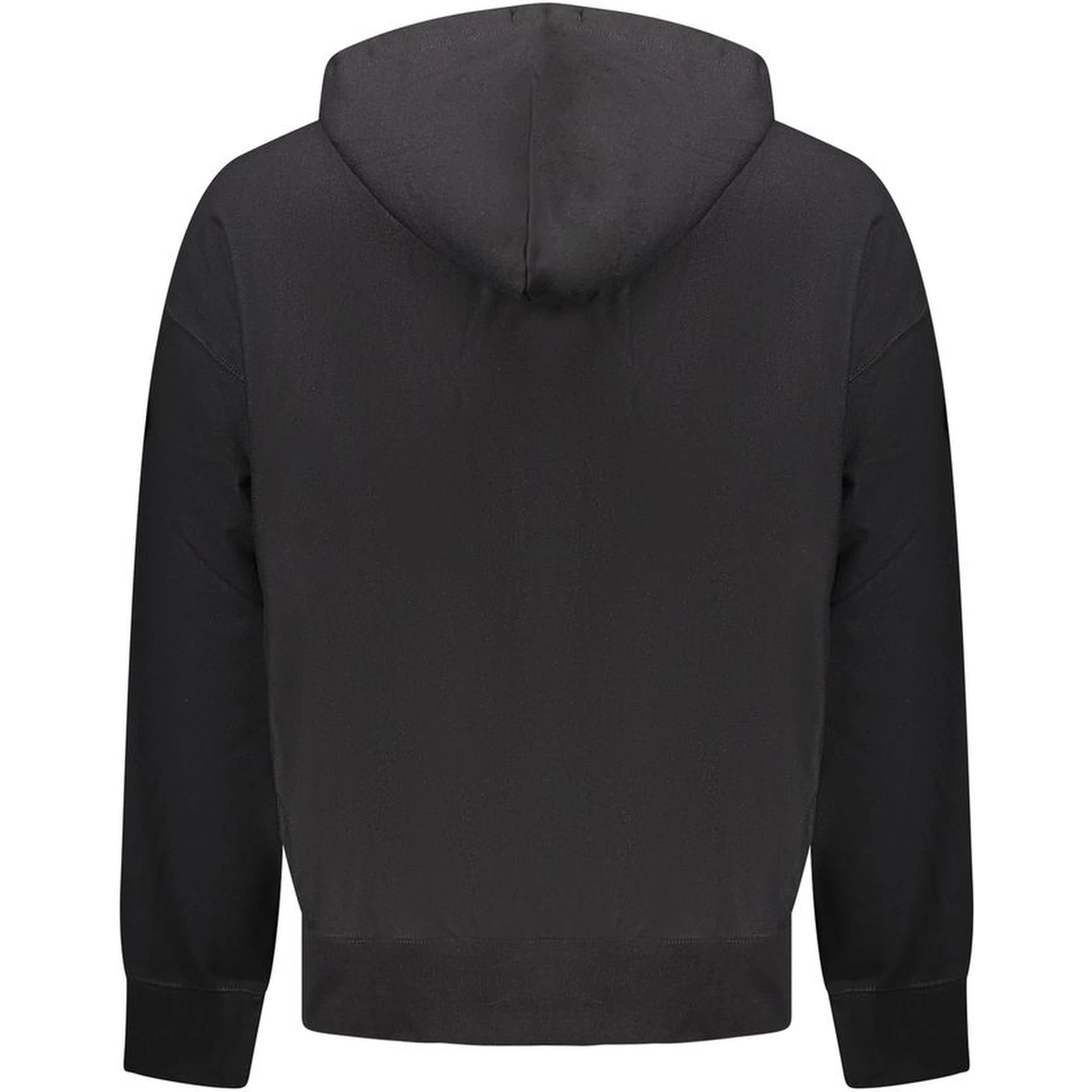 Black Cotton Men Sweater