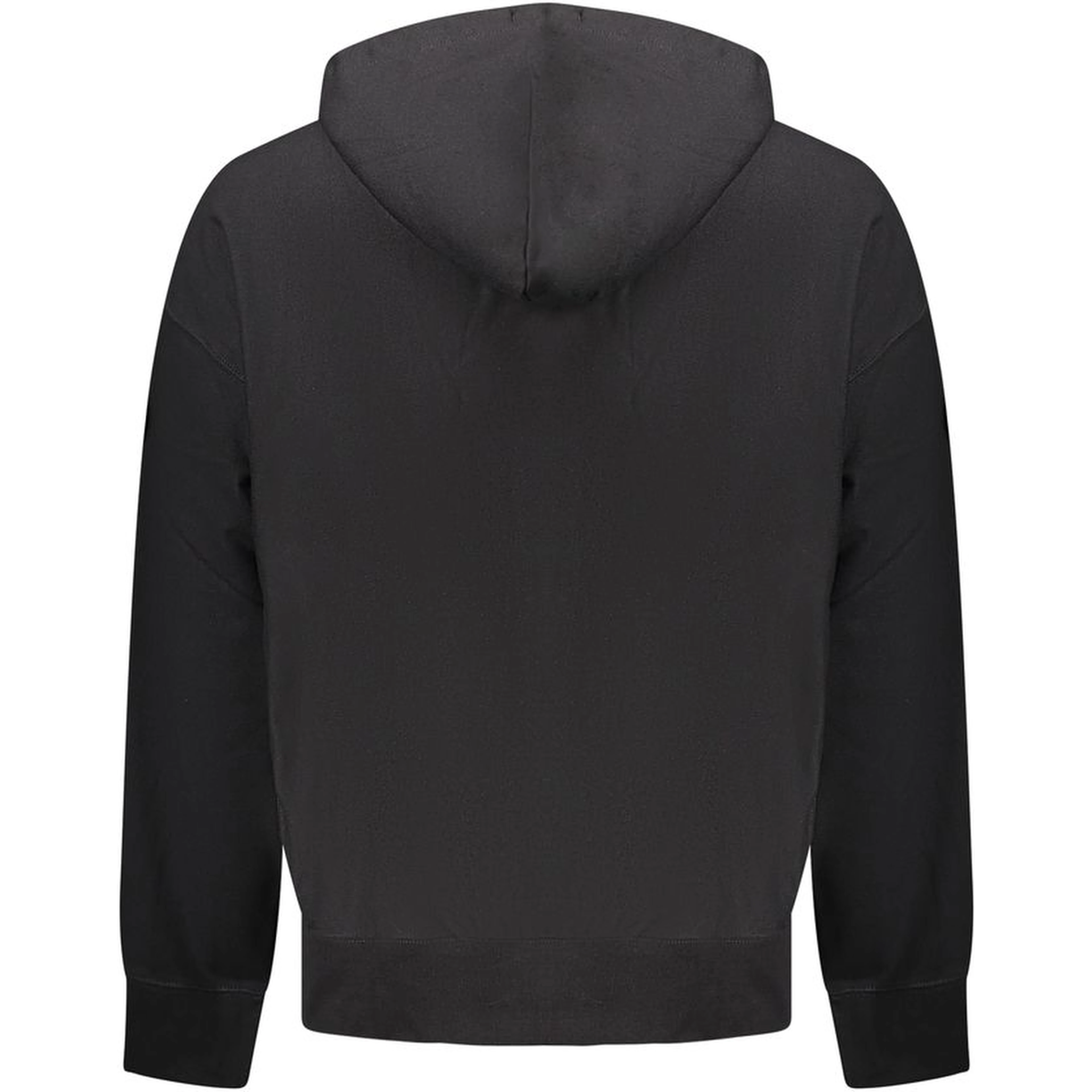Black Cotton Men Sweater