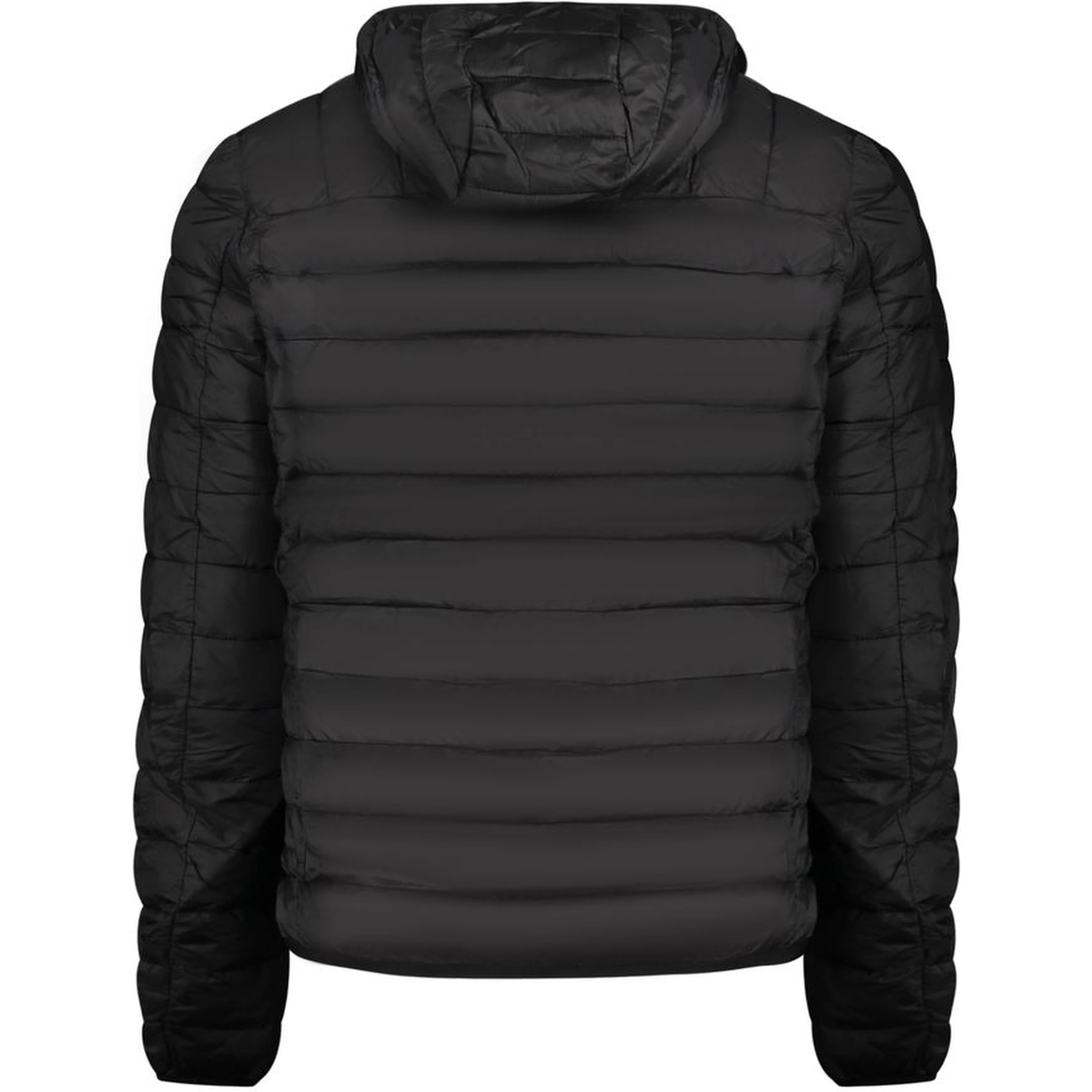 Black Polyester Men Jacket