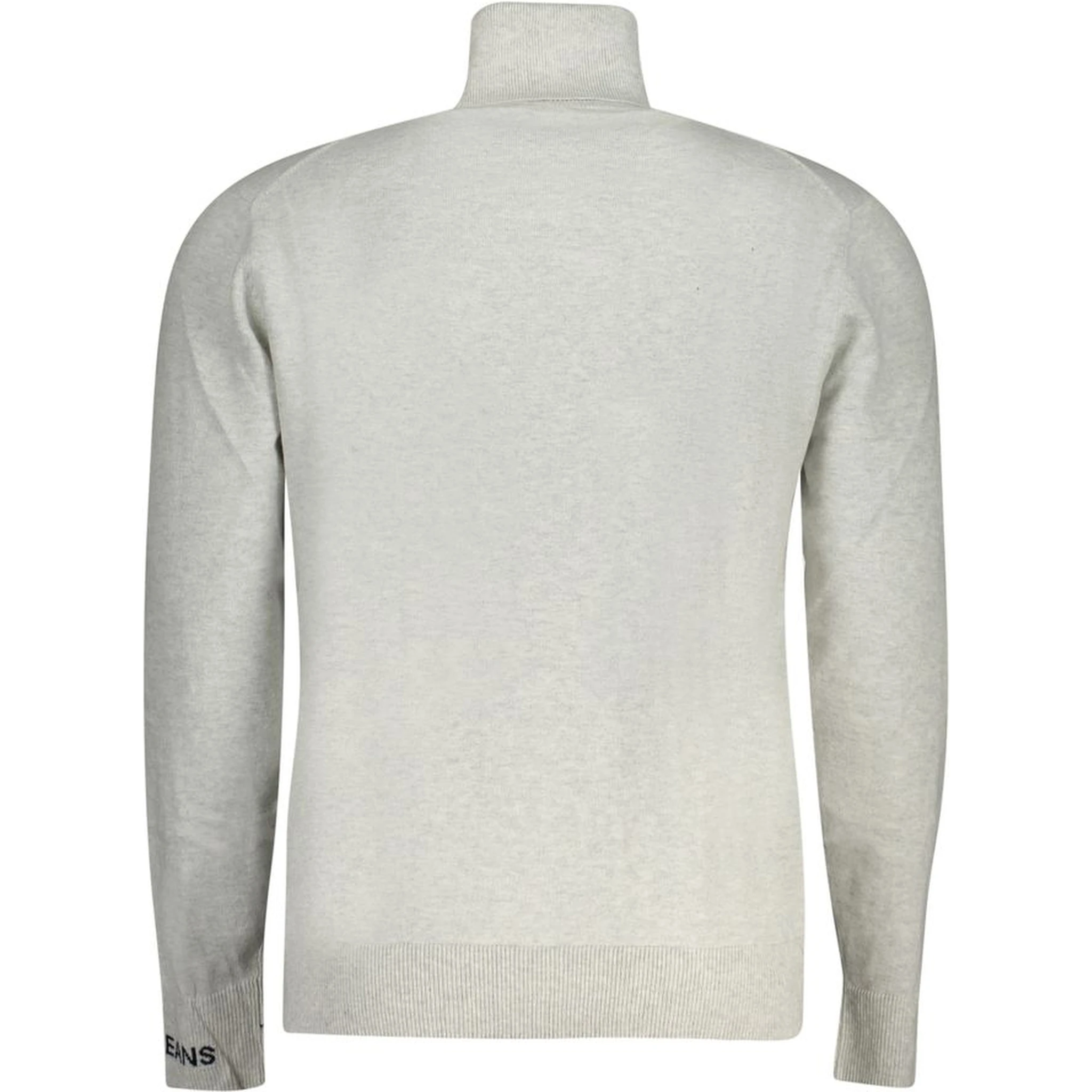 Gray Cotton Men Sweater