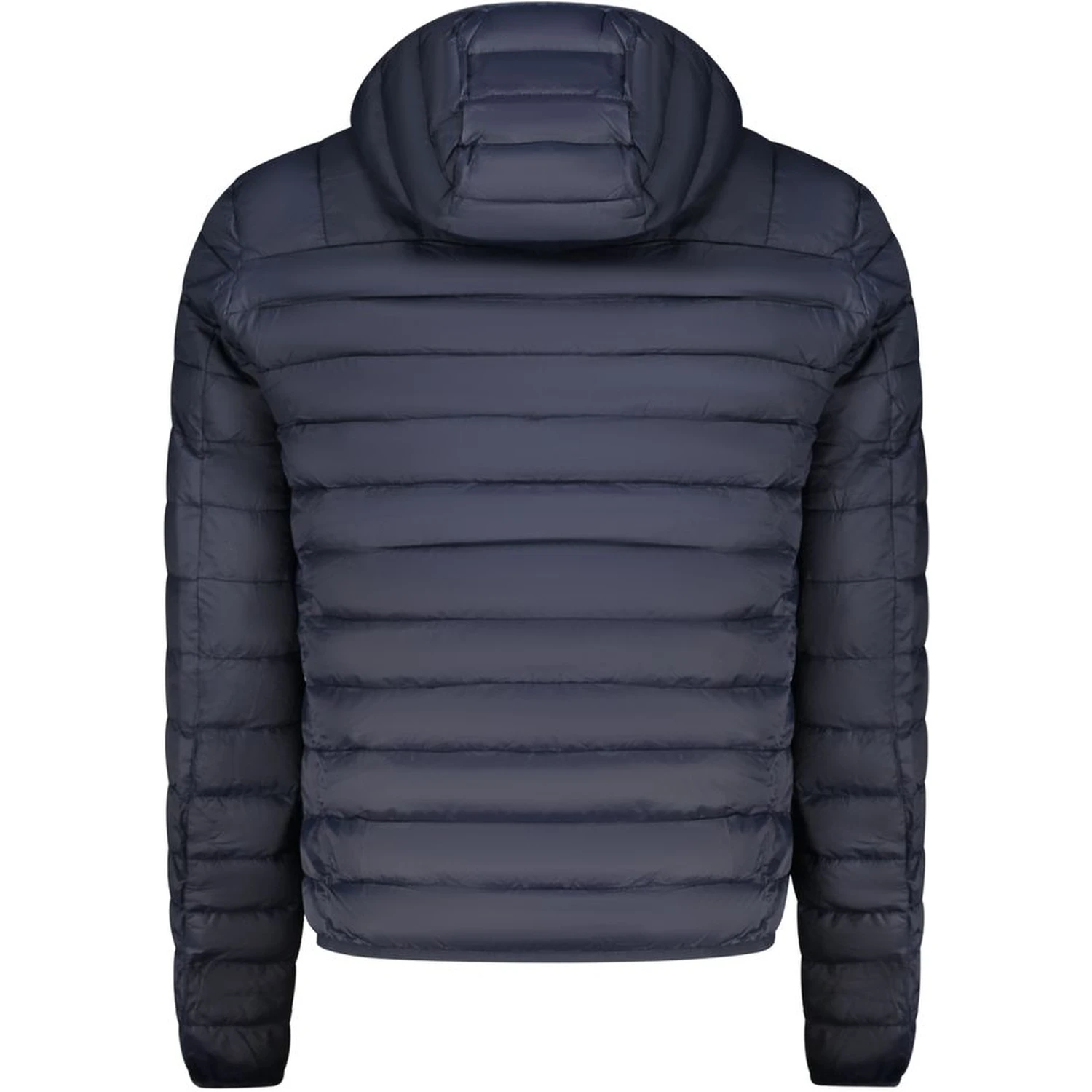 Blue Polyester Men Jacket