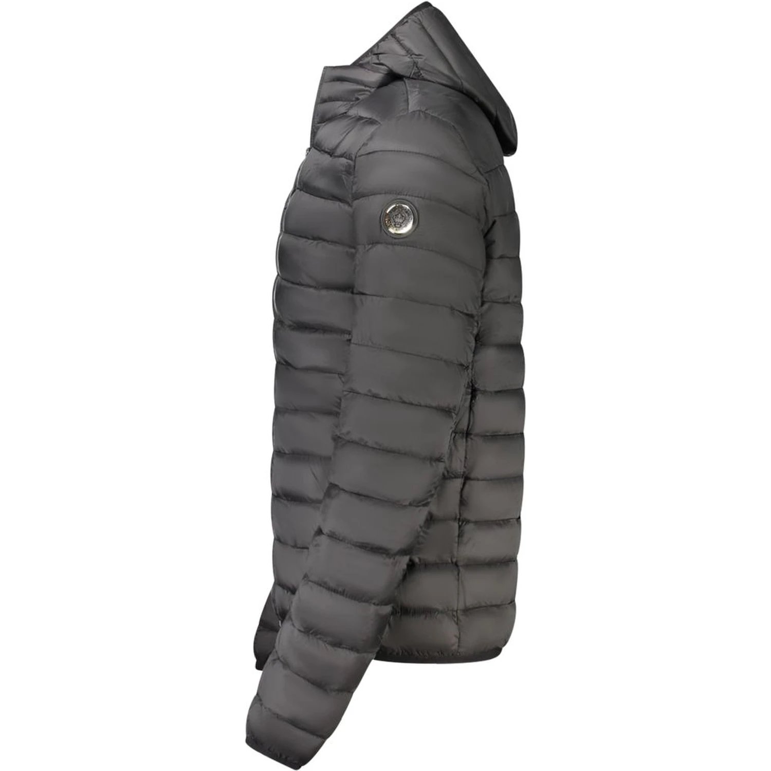 Black Polyester Men's Jacket
