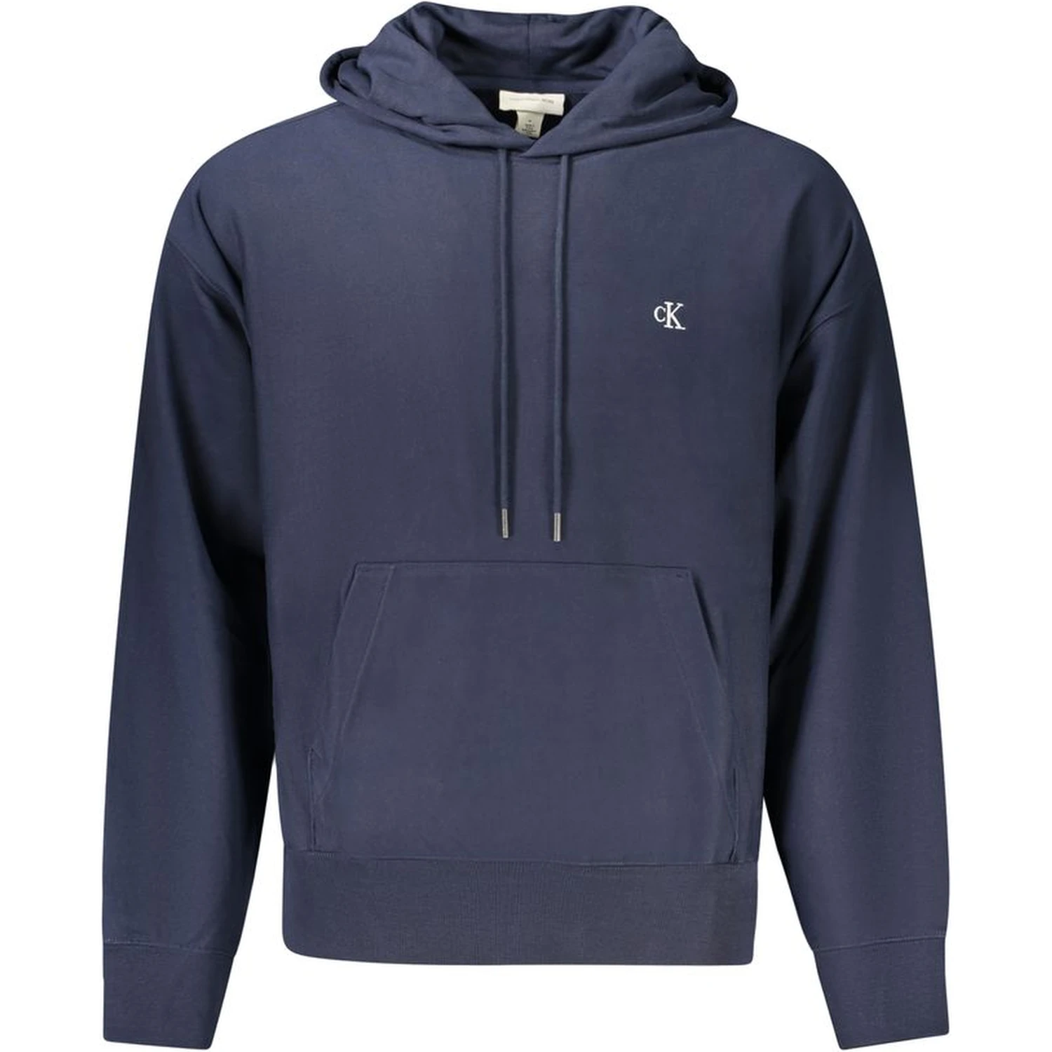 Blue Cotton Men Sweater