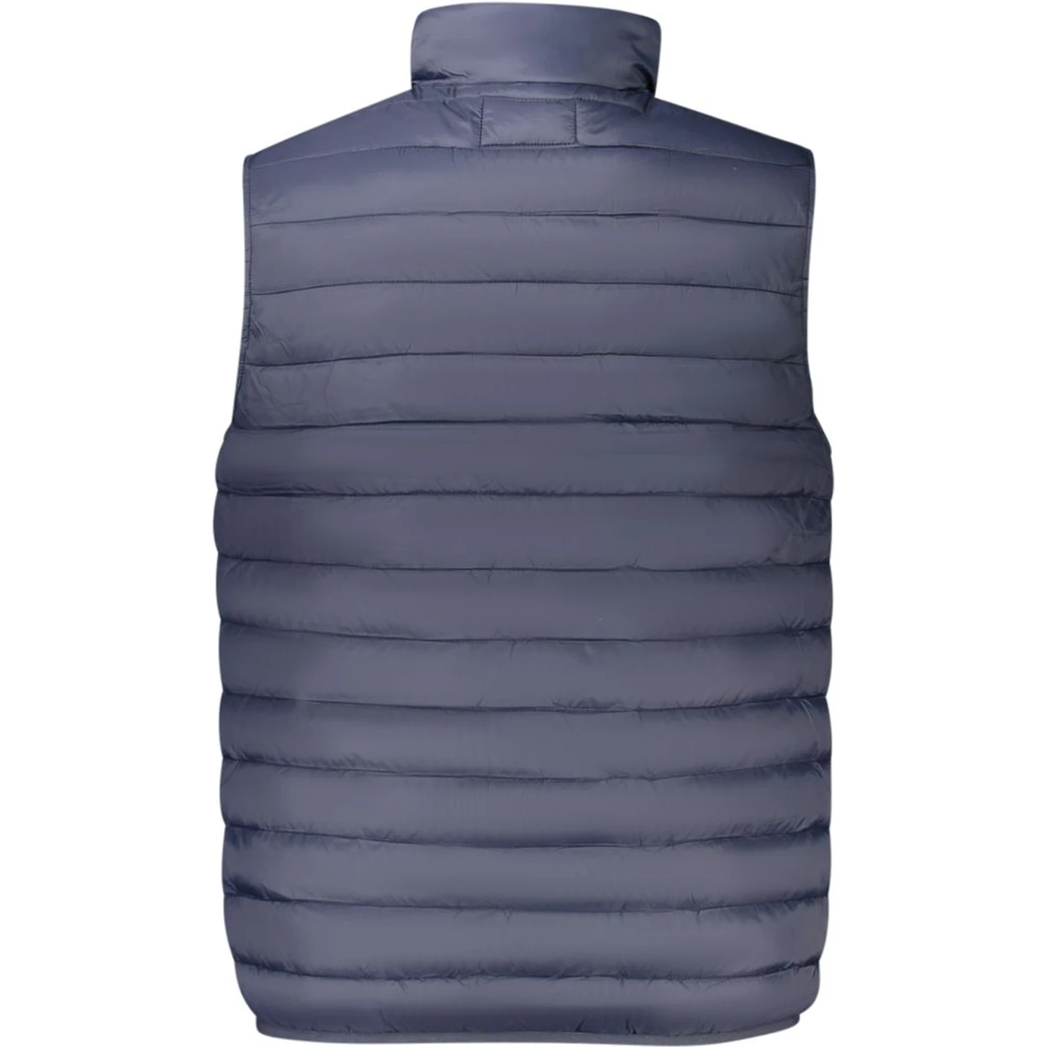Blue Polyester Men Jacket