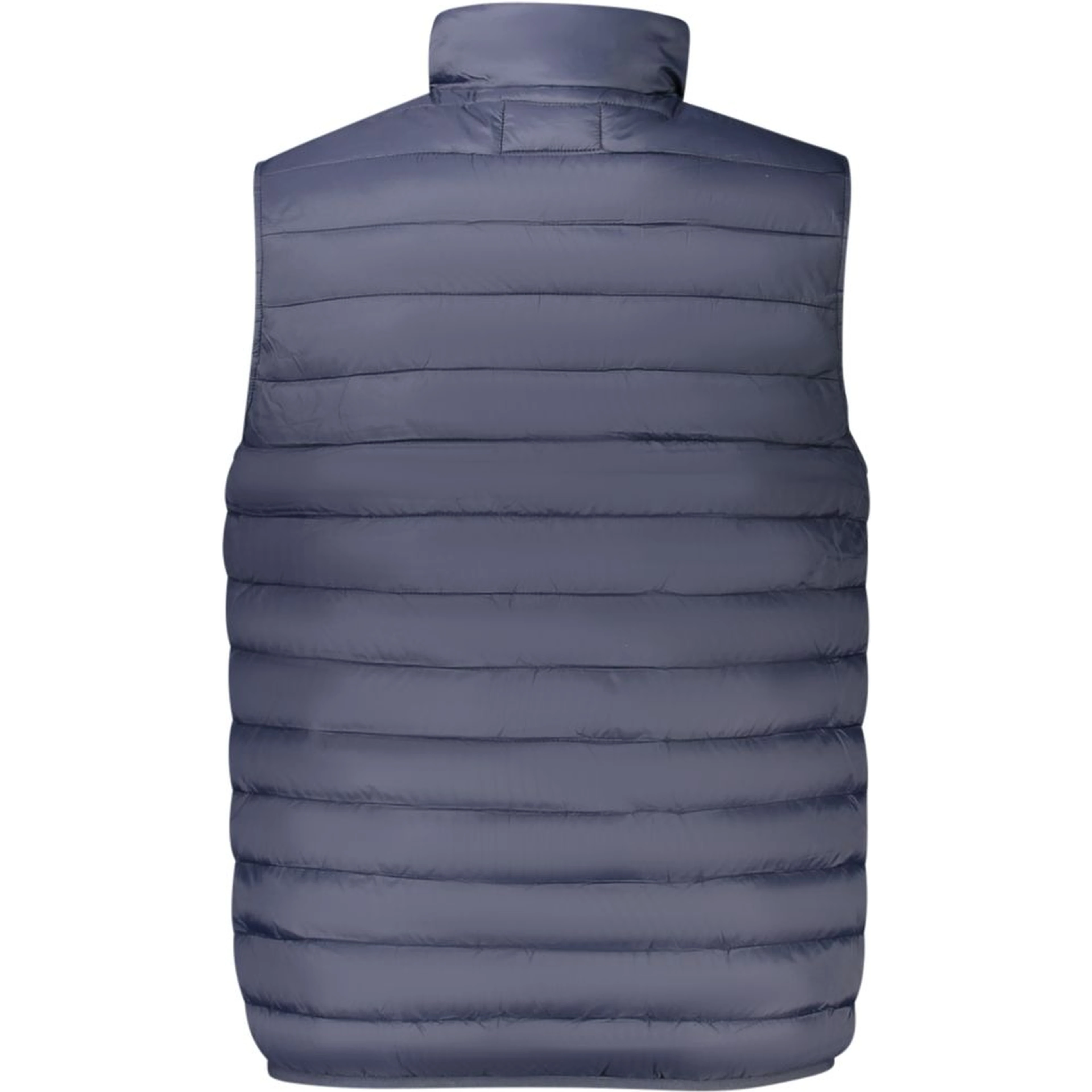 Blue Polyester Men Jacket