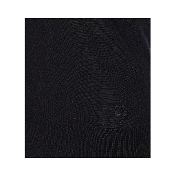 Shortsleeved cashmere polo top