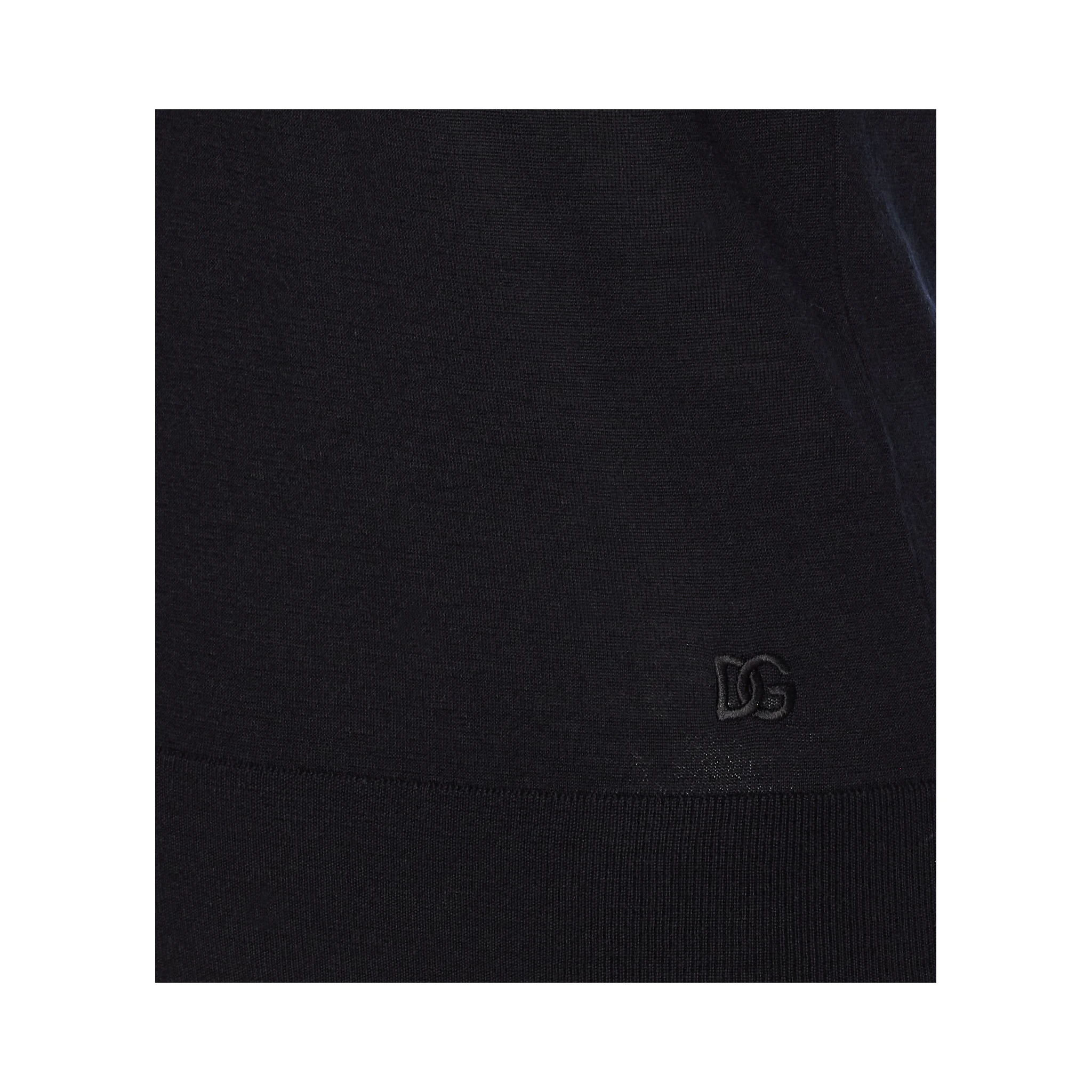 Shortsleeved cashmere polo top