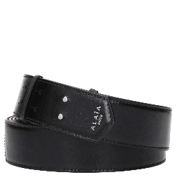 Black Leather Regular Belt
