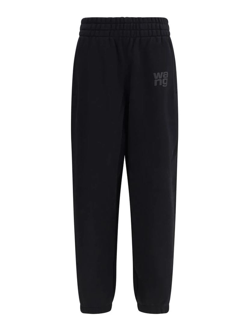 Black Cotton Joggers (Workout Pants)
