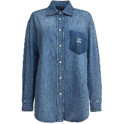 Cotton shirt with logo