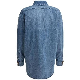 Cotton shirt with logo