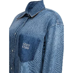 Cotton shirt with logo