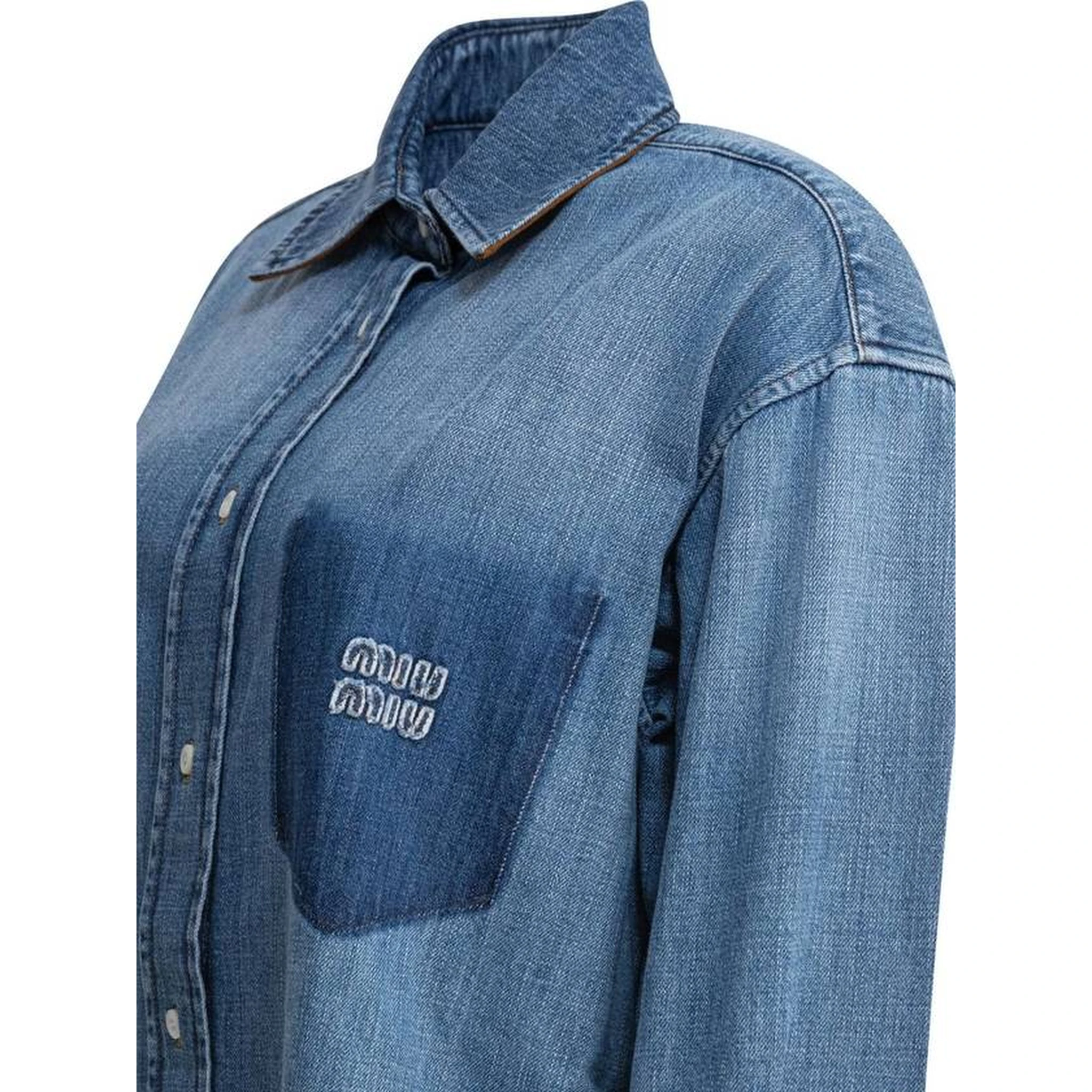 Cotton shirt with logo