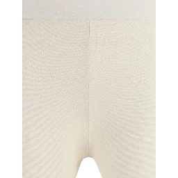 Cream Viscose Casual Pants