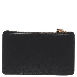 logo-detail leather purse