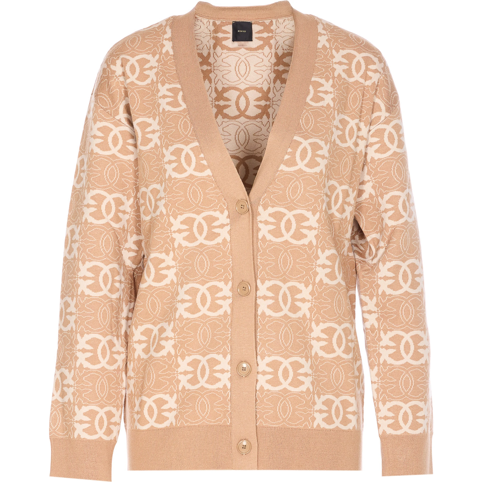 Pinko Sweaters Beige