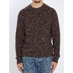 Knitted craw neck pullover