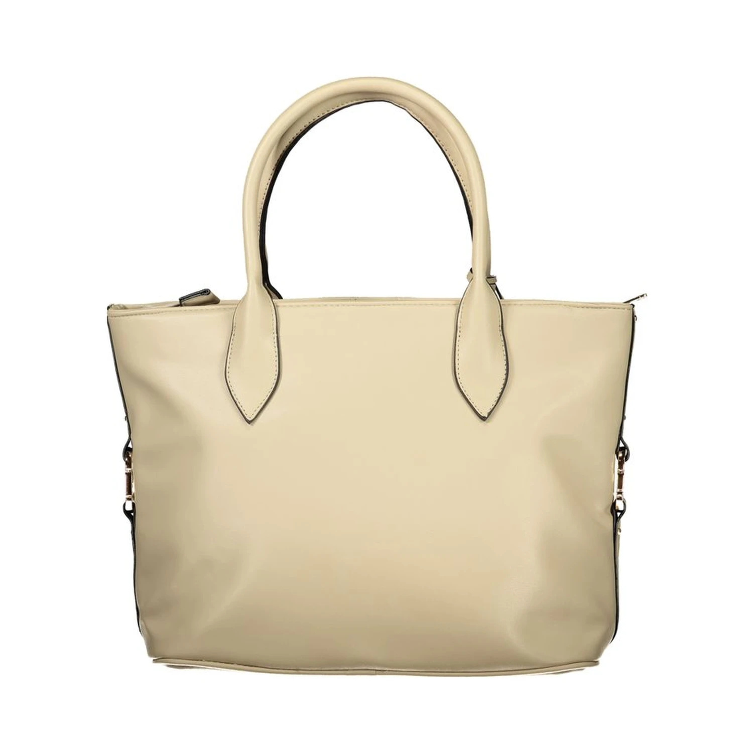 Beige PVC Women Handbag