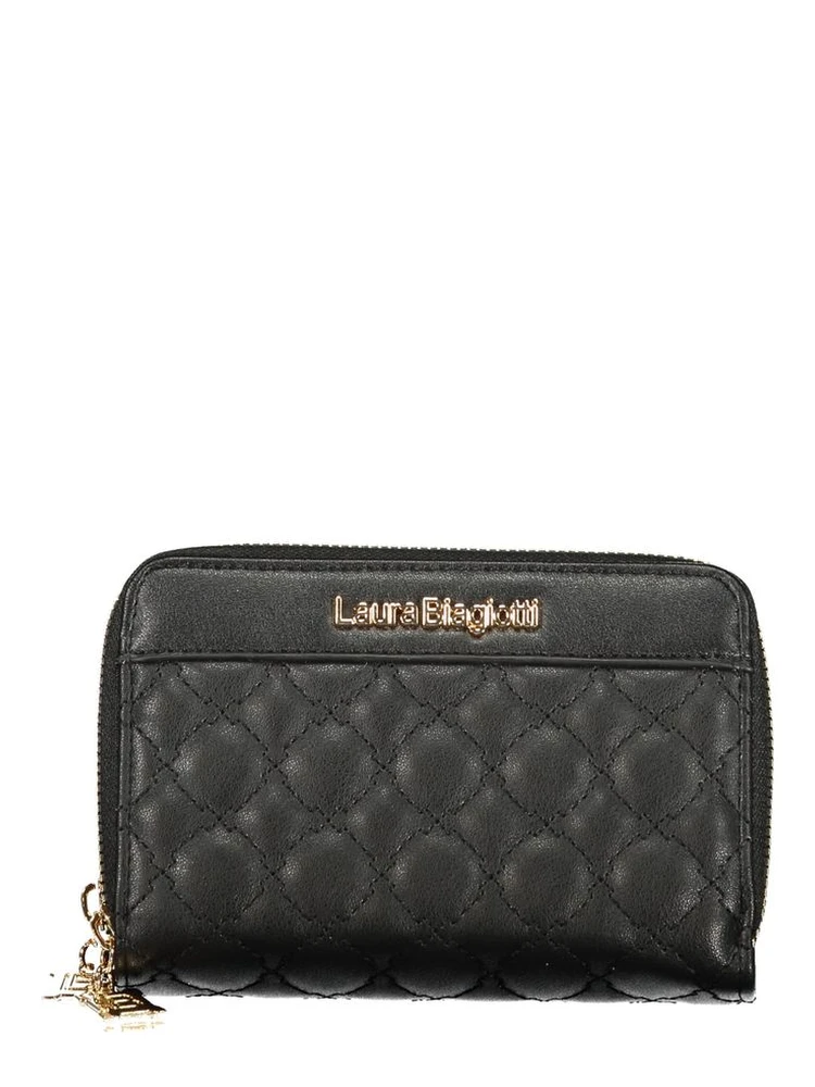 Black Polyethylene Women Wallet