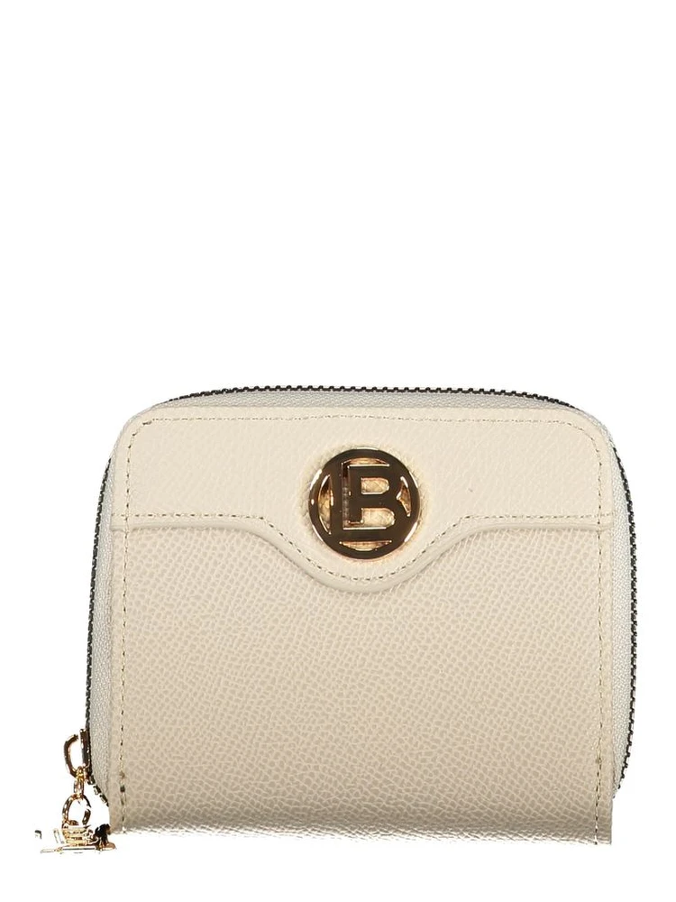 Beige Polyethylene Women Wallet