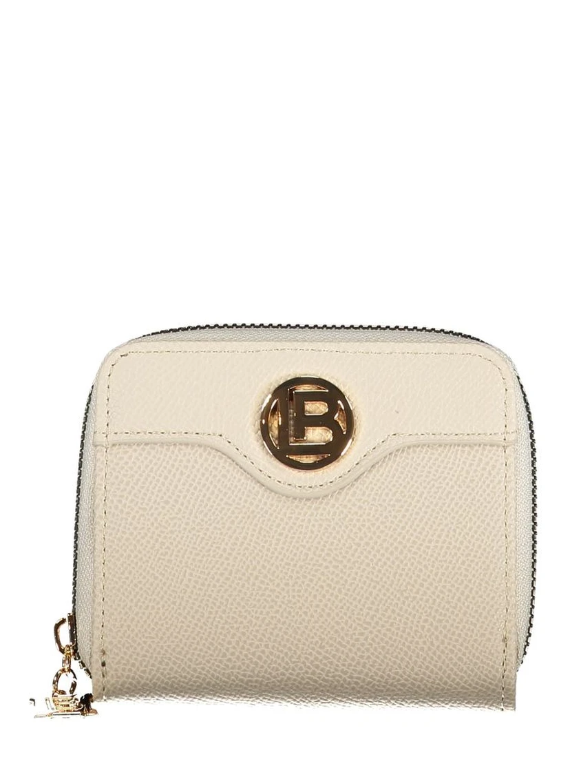 Beige Polyethylene Women Wallet