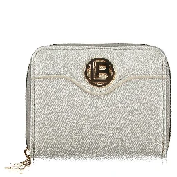 Gray Polyethylene Women Wallet
