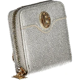 Gray Polyethylene Women Wallet