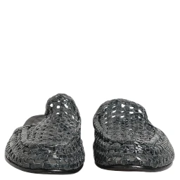 Blue Woven Slides MULES Men Sandals Shoes