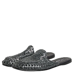 Blue Woven Slides MULES Men Sandals Shoes