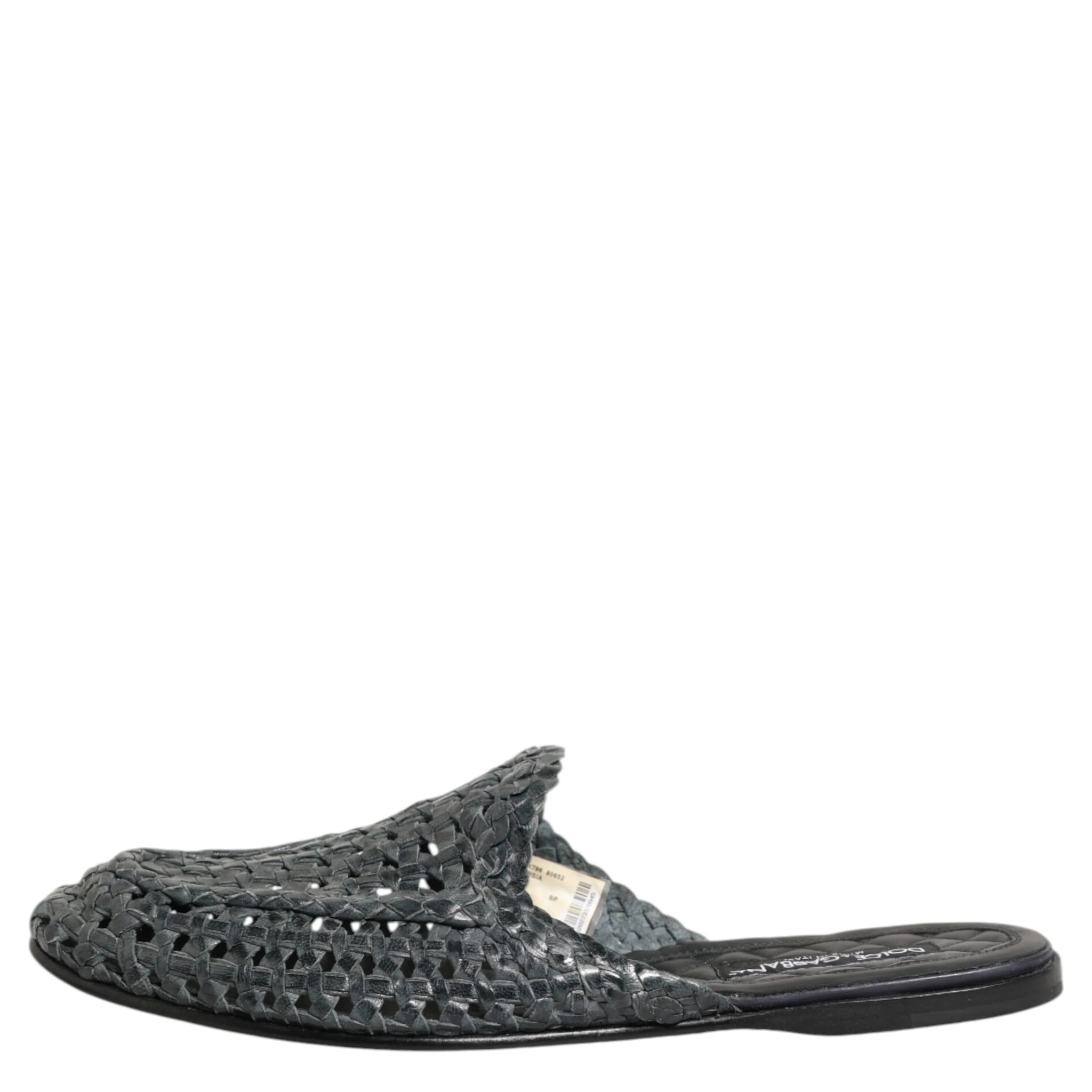 Blue Woven Slides MULES Men Sandals Shoes