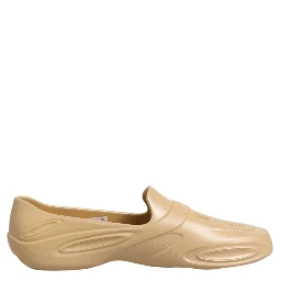 Beige Rubber Slides Low Top Sneakers Shoes