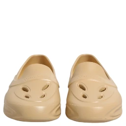 Beige Rubber Slides Low Top Sneakers Shoes