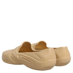 Beige Rubber Slides Low Top Sneakers Shoes
